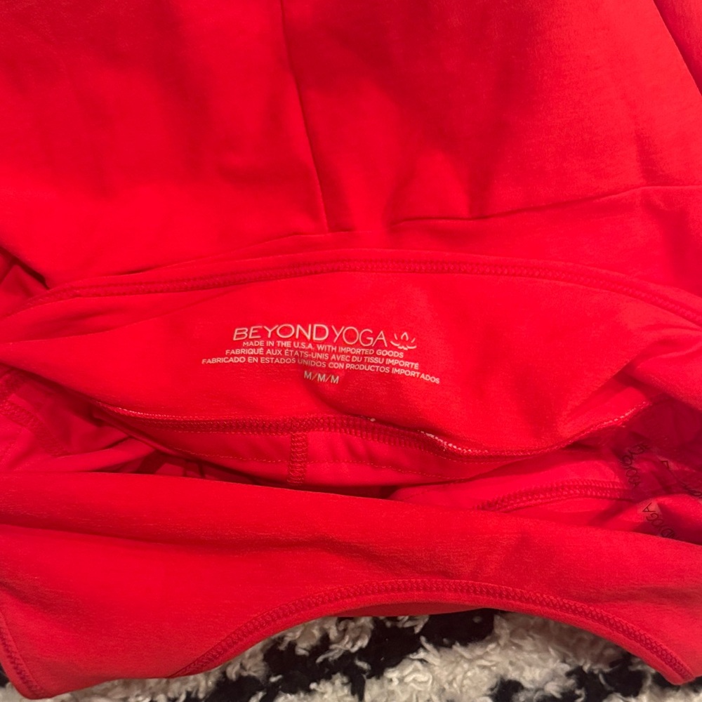 Beyond Yoga Red Halter Dress - Picture 3 of 3